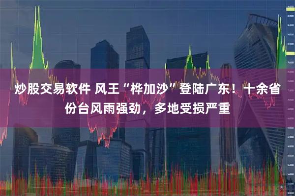 炒股交易软件 风王“桦加沙”登陆广东！十余省份台风雨强劲，多地受损严重